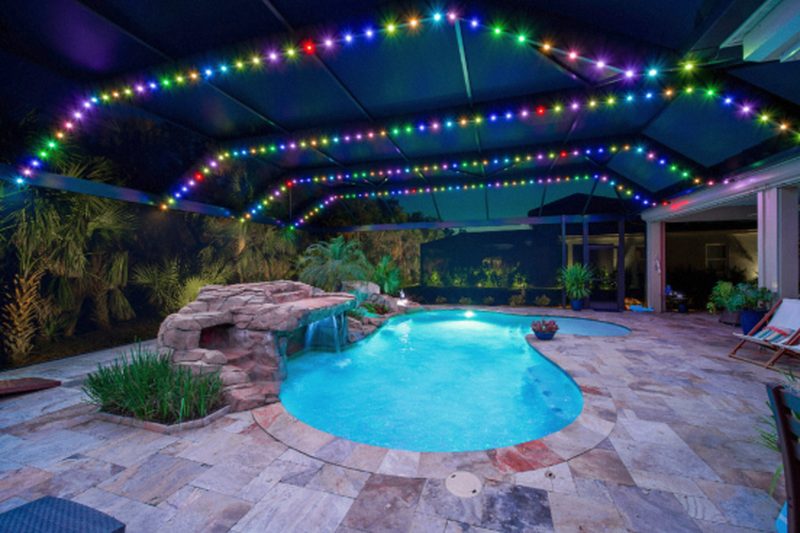 Pool Cage Lighting